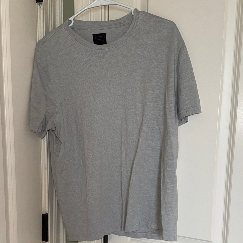 14th & Union Men's Crew Neck T-Shirt - Light Gray